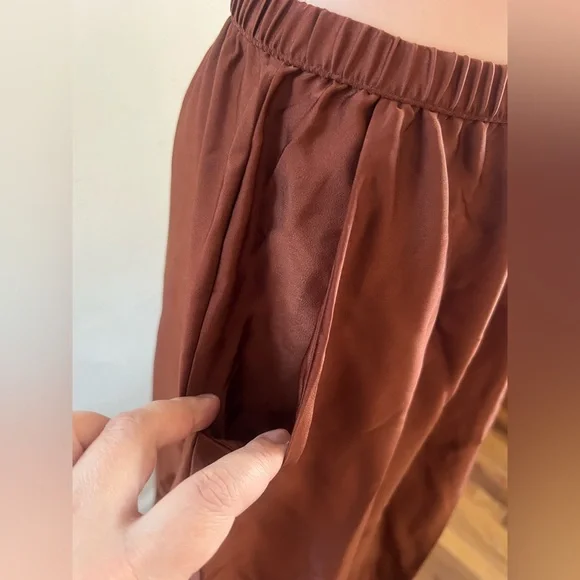 a new day Asymmetrical Brown Skirt - Picture 8 of 12